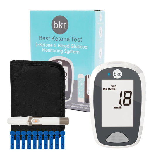 BEST KETONE TEST | Dual Blood Ketone and Blood Glucose Test Meter (TD-4279) | ME