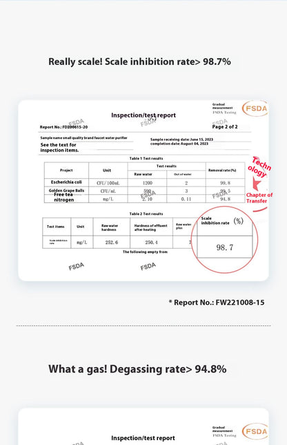 Small Water Purifier Faucet Front Purification Tap Filter