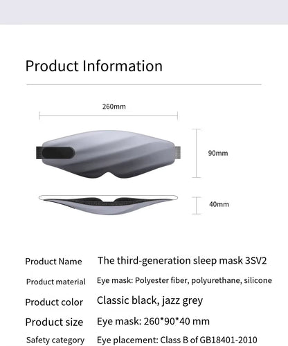 Eye Mask Sleep 3D Stereoscopic Sleep Aid for Men Women Adult Portable for Sleeping Block Out Light Eye Mask Travel