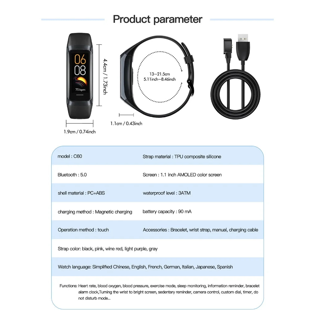 Fitness Trackers with Heart Rate Monitor, Activity Trackers with Sleep Tracking
