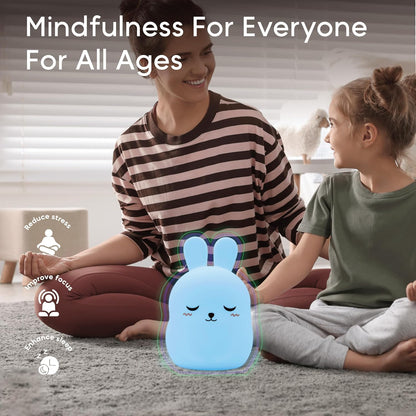 Breathing Pal 'Bonnie'- Mindfulness Breathing Light, Guided Visual Meditation Breathing Light, Anxiety Relief Items for Calm down Corner/Meditation/Sleep for Adult&Kid