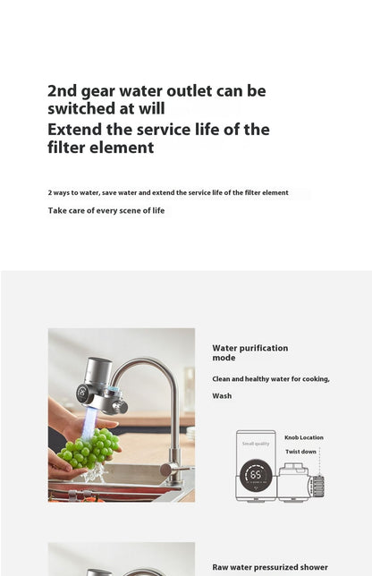 Small Water Purifier Faucet Front Purification Tap Filter